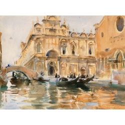 Tableau sur toile. John Singer Sargent, Rio dei Mendicanti, Venezia