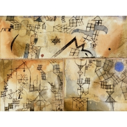 Leinwandbilder. Paul Klee, Three-Part Composition