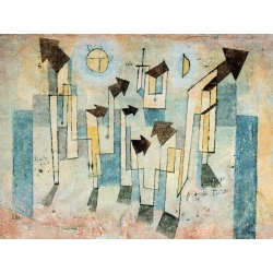Leinwandbilder. Paul Klee, Mural from the Temple of Longing Thither