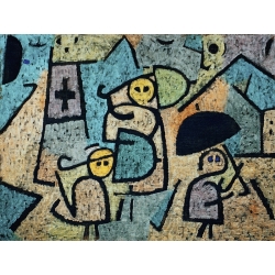 Wall art print and canvas. Paul Klee, Protected Children