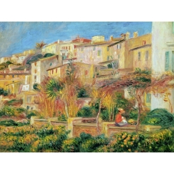 Cuadro en canvas. Pierre-Auguste Renoir, Terraza a Cagnes sur Mer