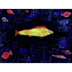 Wall art print and canvas. Paul Klee, The Goldfish