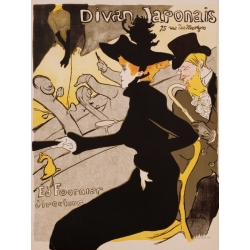Quadro, stampa su tela. Henri Toulouse-Lautrec, Divan Japonais Poster