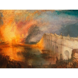 Leinwandbilder. Turner William, Die Verbrennung der Herrenhäuser
