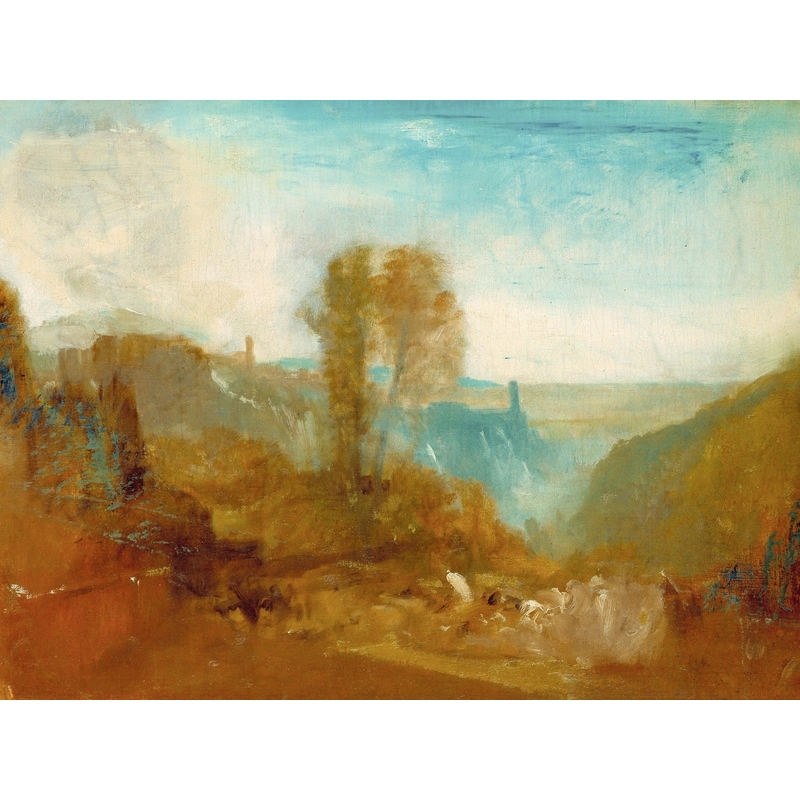 Leinwandbilder. Turner William, Tivoli, le Cascatelle