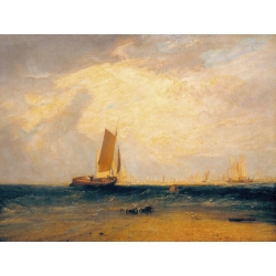 Wall art print and canvas. William Turner, Tide Setting In