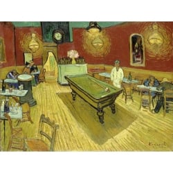 Quadro, stampa su tela. Vincent van Gogh, Il caffé di notte (dettaglio)