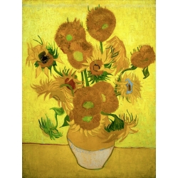 Wall art print and canvas. Vincent van Gogh, Sunflowers