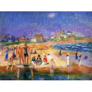 Wall art print and canvas. William James Glackens, Bass Rocks, Gloucester
