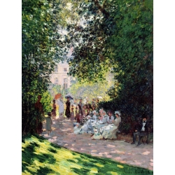 Wall art print and canvas. Claude Monet, The Parc Monceau