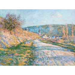 Wall art print and canvas. Claude Monet, The Road to Vétheuil