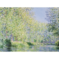 Quadro, stampa su tela. Claude Monet, Il fiume Epte vicino a Giverny