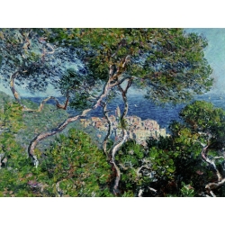 Tableau sur toile. Claude Monet, Vue de Bordighera, Italie