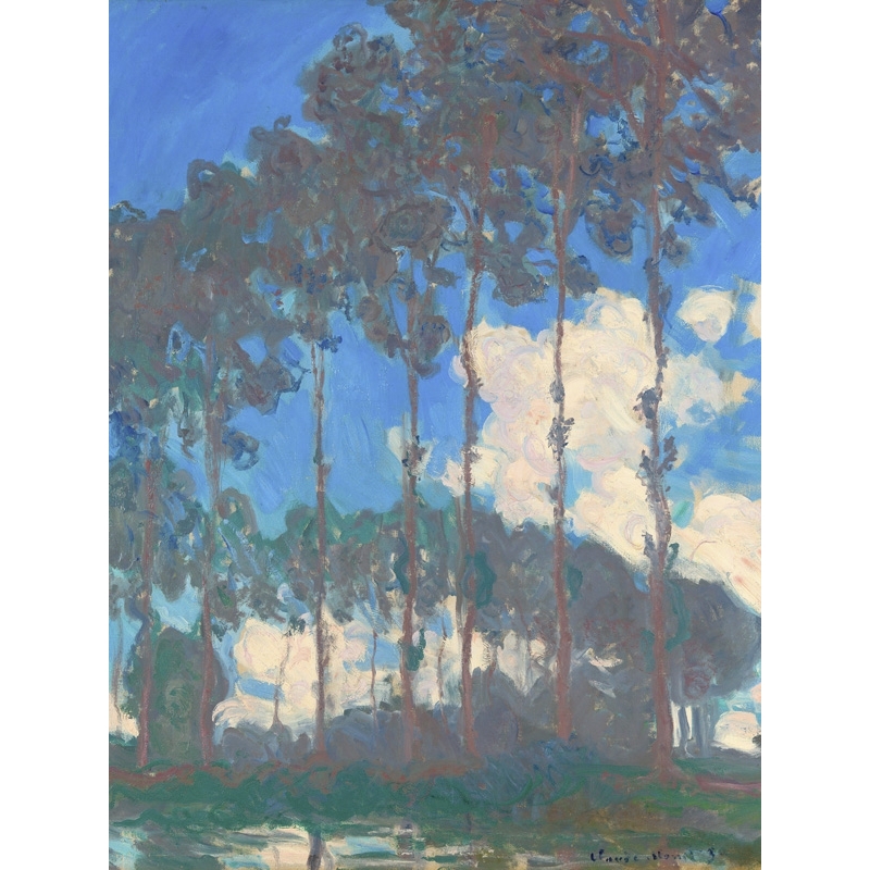 Wall art print and canvas. Claude Monet, Poplars on the Epte