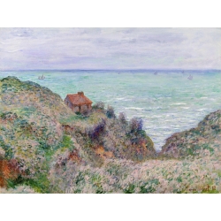 Tableau sur toile. Claude Monet, La cabine de surveillance des douaniers