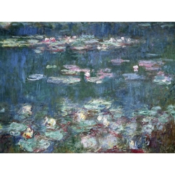 Tableau sur toile. Claude Monet, Nymphéas (détail)
