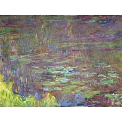 Tableau sur toile. Claude Monet, Dètail des nymphèas