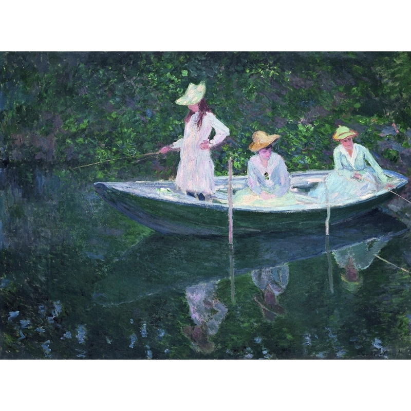 Tableau sur toile. Claude Monet, En Norvegienne