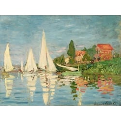Leinwandbilder. Claude Monet, Regatta in Argenteuil