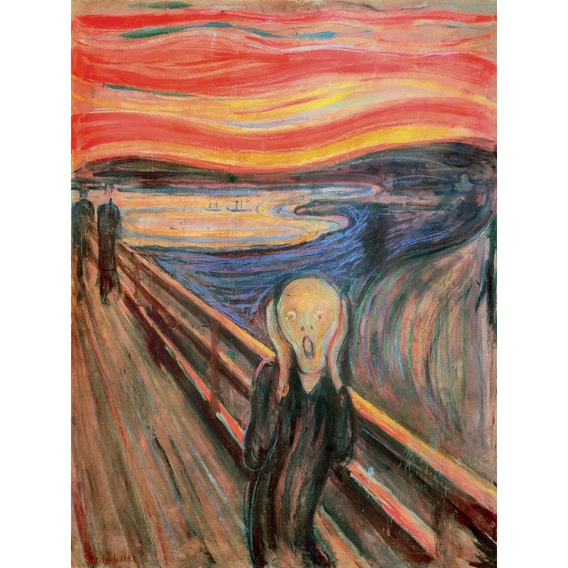 Leinwandbilder. Edvard Munch, Der Schrei