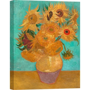 Wall art print and canvas. Vincent van Gogh, Sunflowers