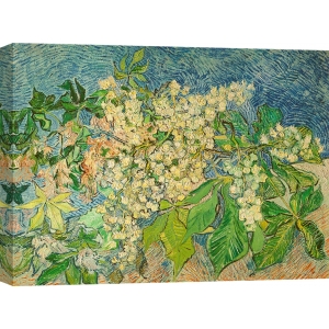 Quadro, stampa su tela. Vincent van Gogh, Ramo di castagno in fiore