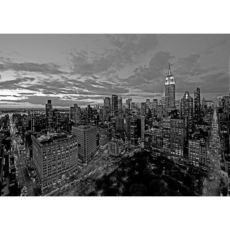 Quadro, stampa su tela. Berenholtz, Chelsea e Midtown Manhattan, BW