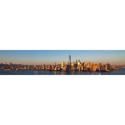 Quadro, stampa su tela. Berenholtz, Panorama di Manhattan e One WTC