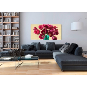 Quadro fiori, stampa su tela. Andrea Antinori, Tulipani rossi moderni