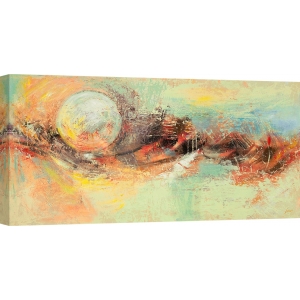 Abstract wall art print and canvas. Lucas, Summer Moon