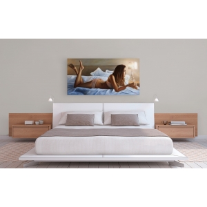 Wall art print and canvas. John Silver, Beauty in bed