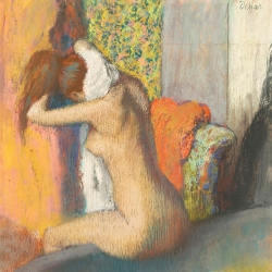 Leinwandbilder. Edgar Degas, Nach dem Bad I