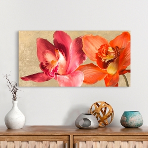 Blumenbilder auf leinwand. Moderne Orchideen