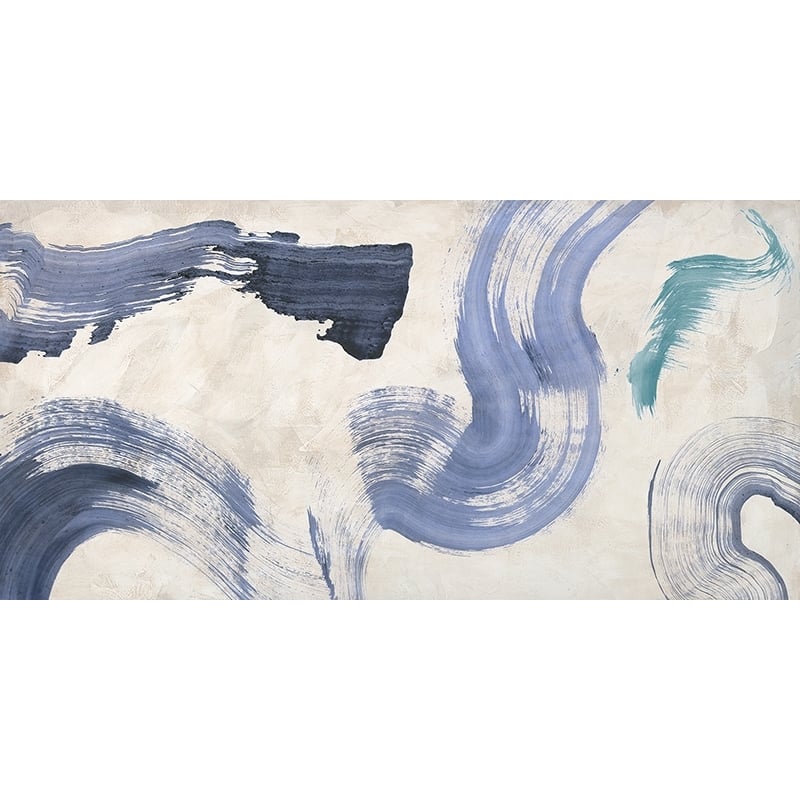 Modern abstract wall art print and canvas. Ocean in Action