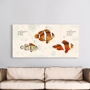 Tableau sur toile. Stef Lamanche, Poissons tropicaux I