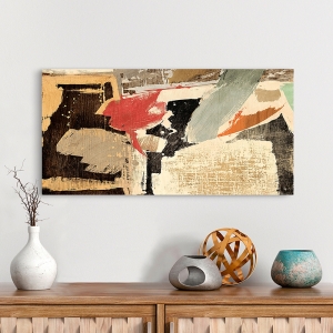 Modern abstract wall Art Print and Canvas. Stone Garden
