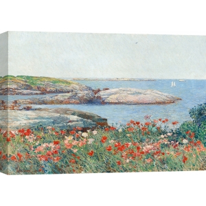 Wall Art Print and Canvas. Childe Hassam, Poppies, Isles of Shoals