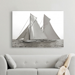 Sailing Prints, Posters and Canvas. Columbia and Shamrock Sailing