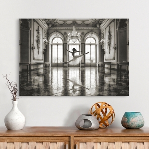 Wall Art Print and Canvas. Dancer in an interior