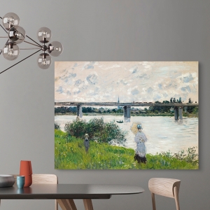 Wall Art Print and Canvas. Claude Monet, The Promenade