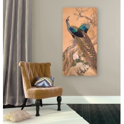Wall art print and canvas. Imao KeinenImao Keinen, A Pair of Peacocks in Spring