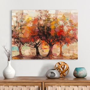 Modern Wall Art Print and Canvas. Forest in Autumn