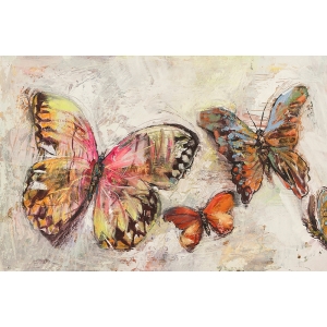 Cuadro en canvas. Florio Luigi, Mariposas en vuelo II