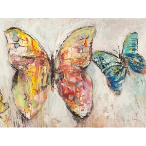 Wall Art Print and Canvas. Butterflies I