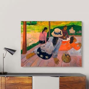 Cuadro en canvas. Gauguin Paul, La Siesta