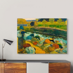 Cuadro en canvas. Gauguin Paul, Lavanderas