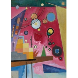Quadro, stampa su tela. Wassily Kandinsky, Schweres Rot (dettaglio)