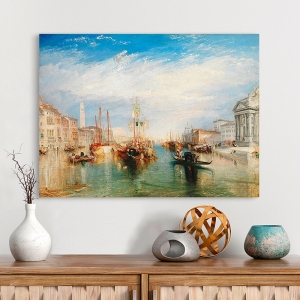 Wall Art Print and Canvas. William Turner, Venice, from the Porch