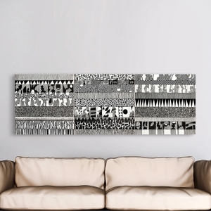 Wall Art Print and Canvas. Abstract In Black and White I