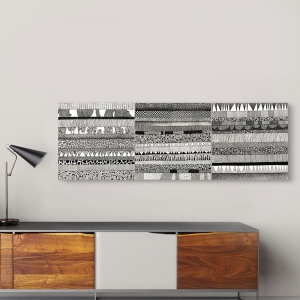 Wall Art Print and Canvas. Abstract In Black and White III